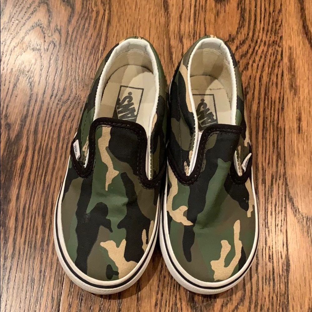 Vans Kids Size 10 Slip Ons